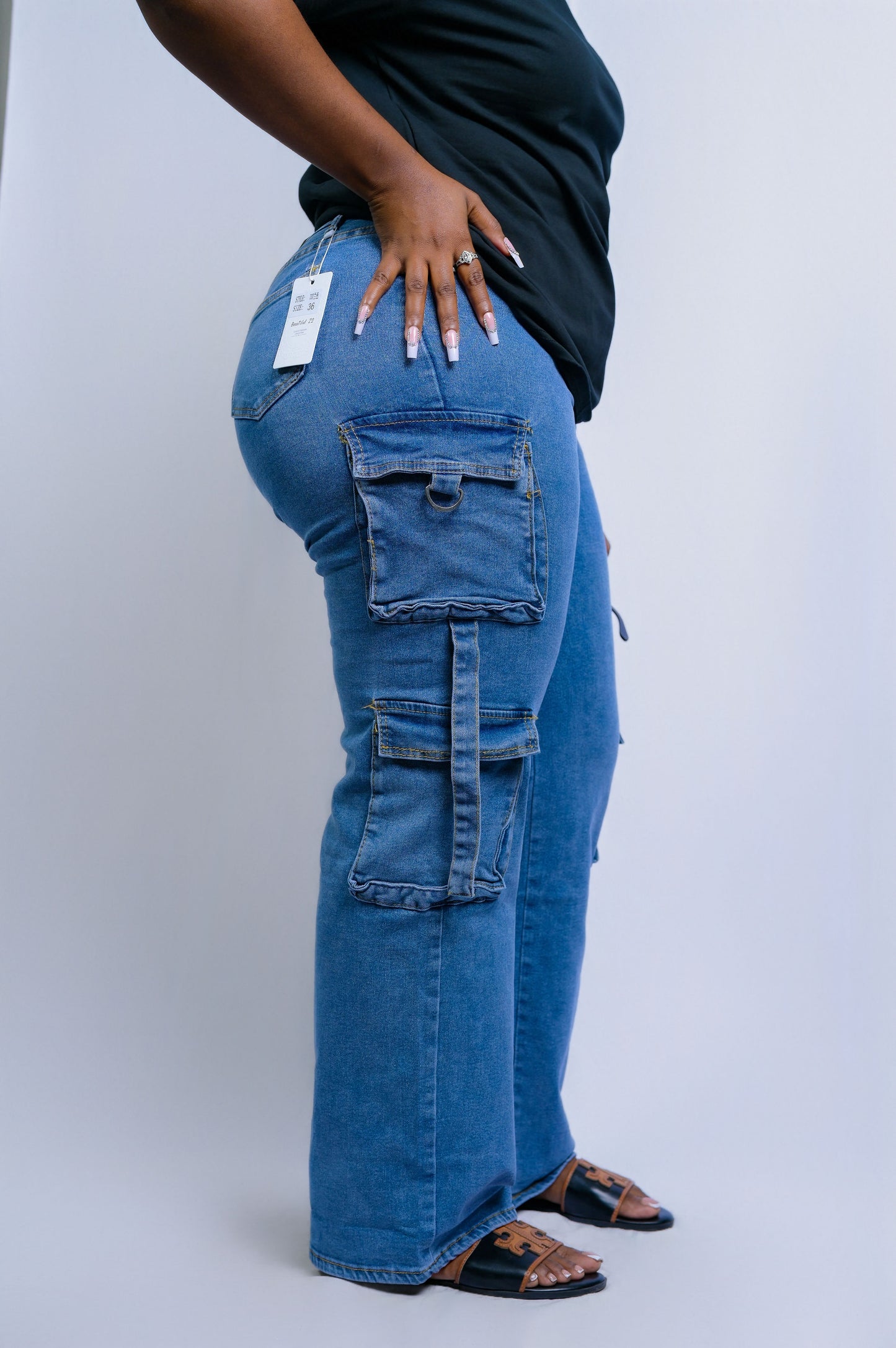 Hold the Balance Cargo Jeans - J100051