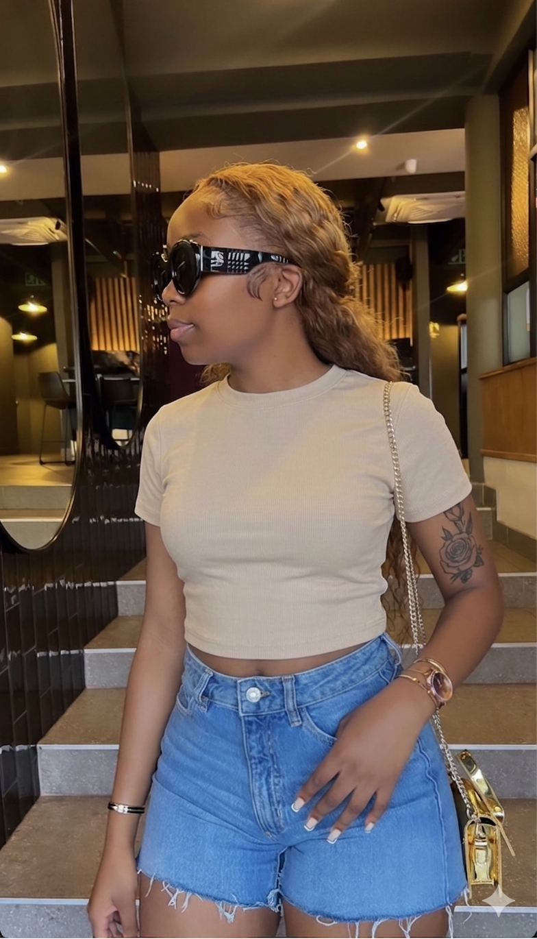 No Words Necessary Basic Crop Tee- T100017