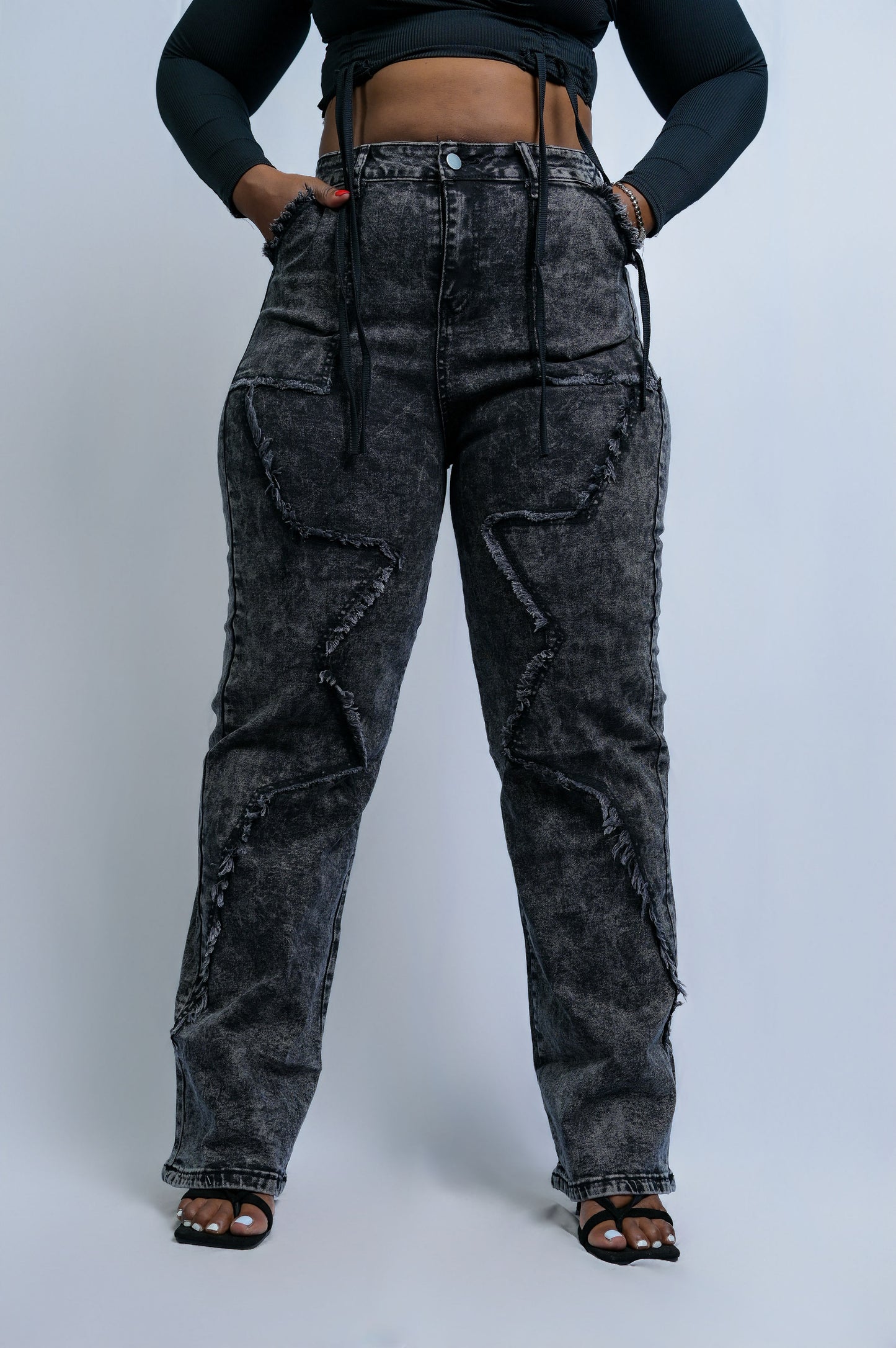 Wind Me Up Acid Wash Jeans - J100019