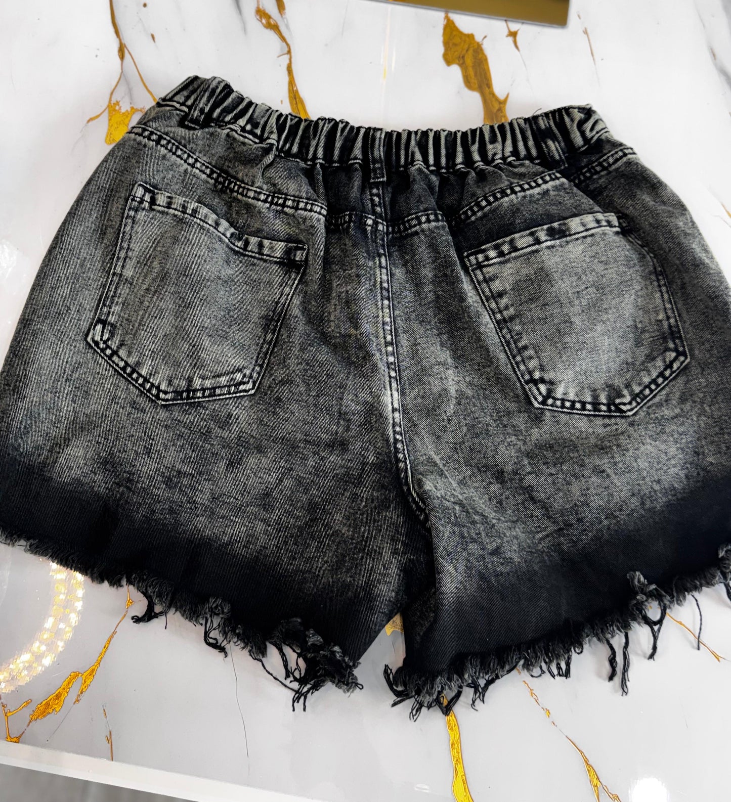 Slow Motion Acid Wash Shorts (Plus) - J100026