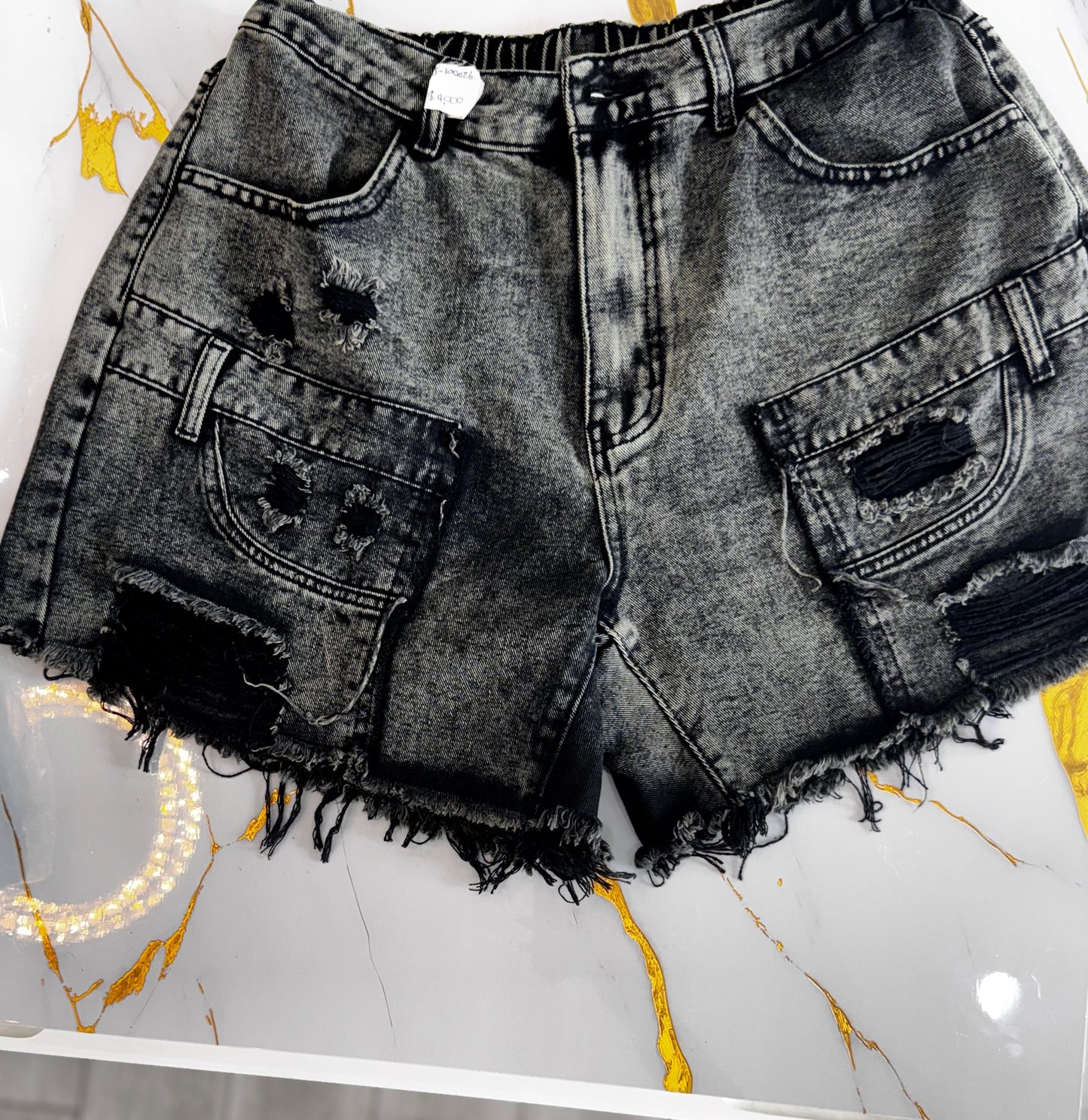 Slow Motion Acid Wash Shorts (Plus) - J100026