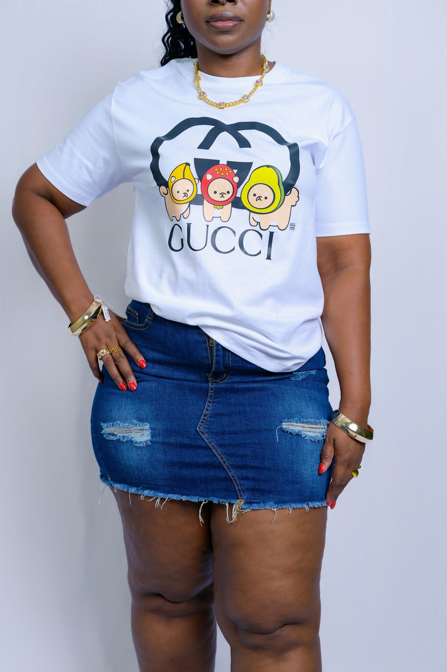 Can I get Your Card Jeans Skirt - J100027