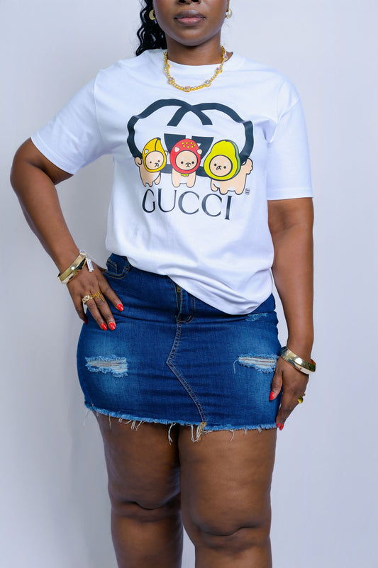 Can I get Your Card Jeans Skirt - J100027