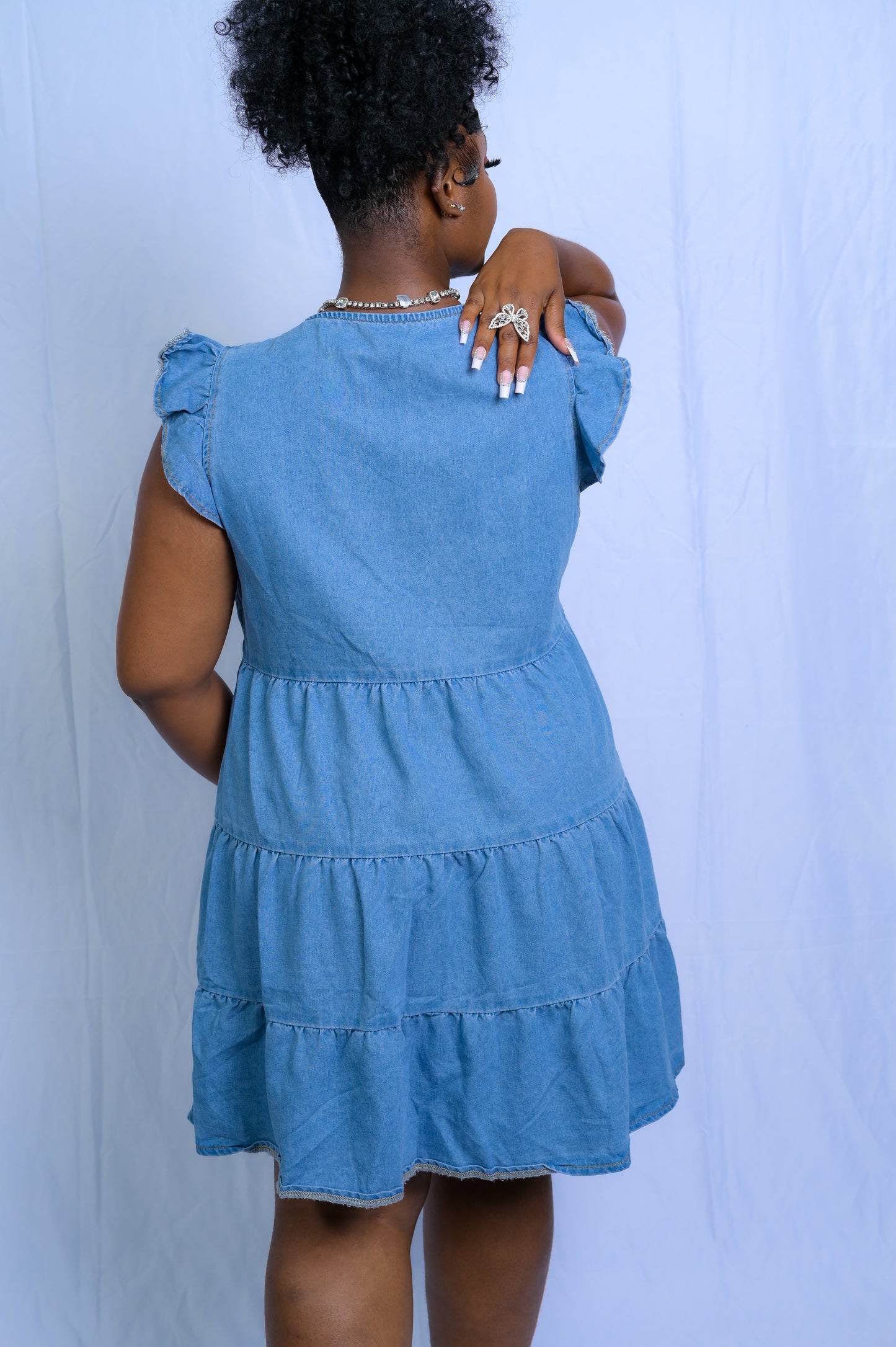 City Limits Botton-down Jeans dress - J100064