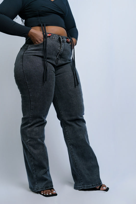 Feep in Thought Low Rise Jeans - J100047