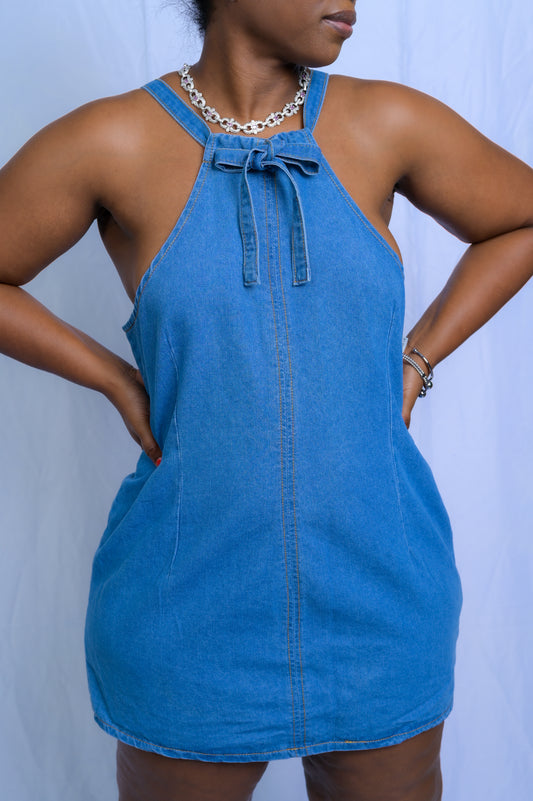 Perfect Date Jeans Dress - J100068