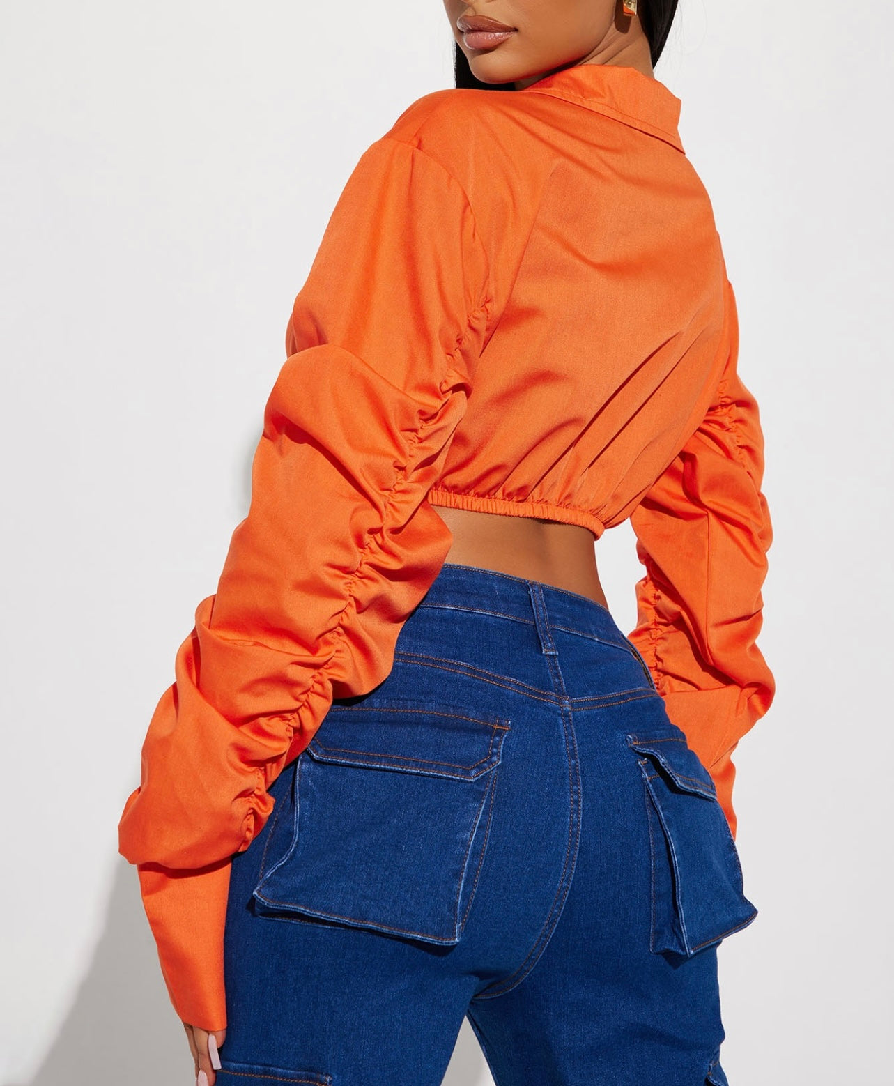 Orange Bae’ Crop top