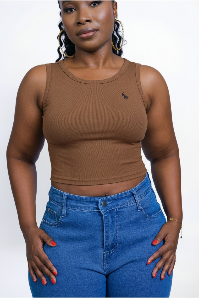 Equestrian Basic Crop Top - T100019