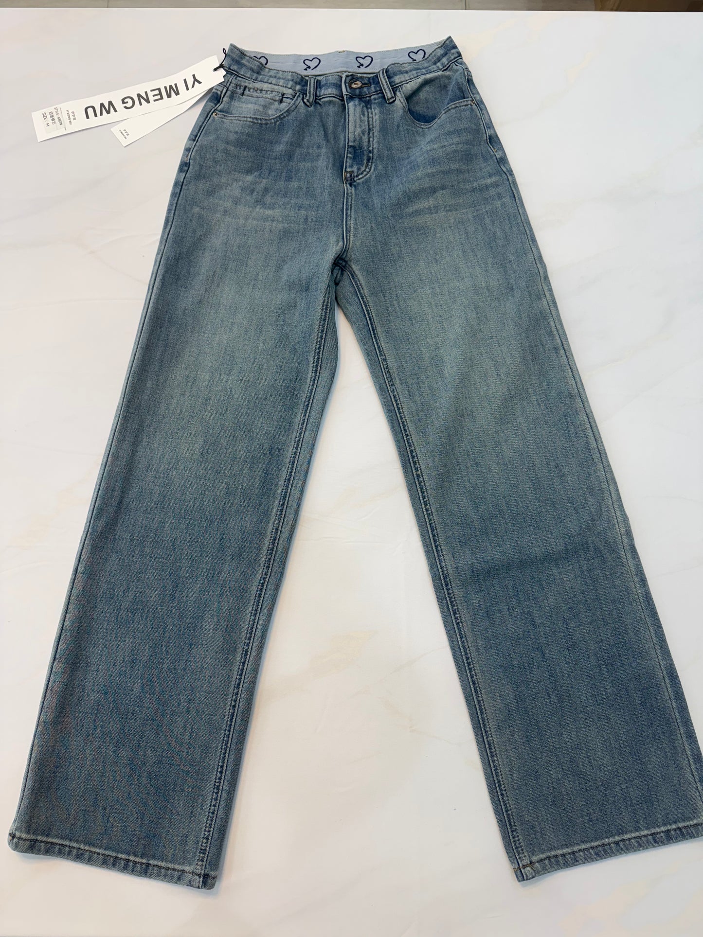 Make me Sweat Straight Jeans - J100001