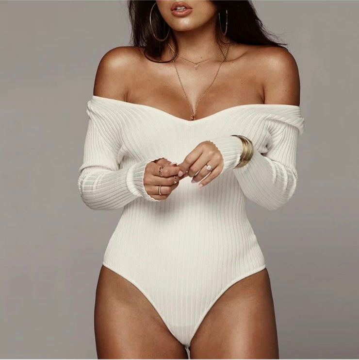 Ribbed knitted Bodysuit